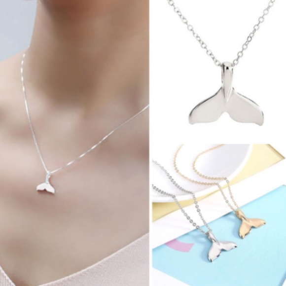 'To the Sea' Mermaid Tail Necklace - Picture 6 of 7